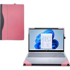 RUNMEIJIA 노트북하드케이스 하드커버 Dell Latitude 5450 5440 5430 5420 시리즈 14인치 2021~2024 노트북 PC용 커버 .2-in-1 탈착, Pink