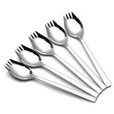 304스텐레스 스포크 캠핑 숟가락포크, L, 1개, L