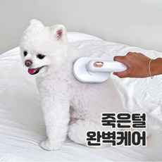 올탐 90도 원터치 브러쉬 반려동물 죽은 털 제거 강아지 빗, 1개