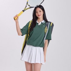 다운블로우 여자 프리 밴딩 카라티 티셔츠 DM2512161608