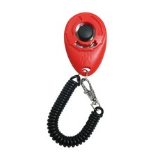 寵物訓練按壓響片 寵物訓練器 寵物訓練響板 狗狗訓練 貓訓練 響片, 紅色, 1個