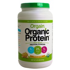 Orgain 蛋白粉 花生醬味, 1個, 920克