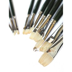 Rubens 魯本斯豬鬃油畫筆600, ＃12(短平)