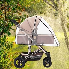 눈 장마철 비 방지 방습 유모차 바람 물박이 방풍커버 방수 보호 연중 63259PC 1(EA), 투명