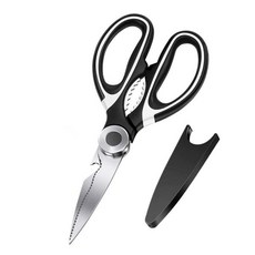 잘드는가위 주방가위 스테인레스 스틸 닭 뼈 가위 주방 요리 다기능 오리, 01 Style F, 1개