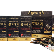 흑 도라지진액 스틱 국산 100% 무설탕 무색소 약도라지청 약초인 선물용, 10ml, 30개입, 30개