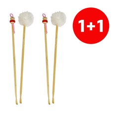썬플라워 1+1 대나무 귀이개세트 (2p) 귀파개 귀지제거, 1개, 2개입