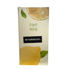 NGT 檸檬原汁飲品 20克X14包, 1盒, 19.4ml