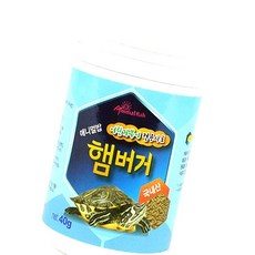 어린 거북이 전용 사료 햄버거 형태 동물영양제 애완사료