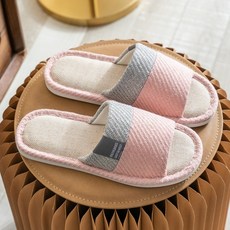 거실화 사무실 슬리퍼 투톤콤비 실내슬리퍼, 투톤콤비 핑크(여성용), 1개