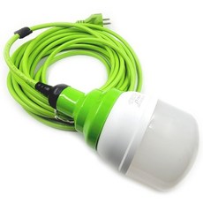 LED 작업등 30W 10M 램프포함 주광색 캠핑 가설 현장조명, 1개