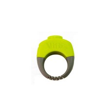 【Vila】迷你指尖寵物訓練響片 互動 輕便 指尖型 高質感 戒指響片寵物正向行為好幫手, 黃綠, 1個