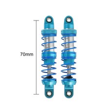 금속 70MM 80MM 90MM 100MM 충격 AXI03007 SCX10 10 자동차 120MM RC 90046 크롤러 댐퍼 흡수 장치 110MM 오일, blue 70mm
