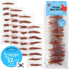 오래오래프로젝트 훈제그릴 강아지 간식, 닭고기스틱, 11.5g, 32개