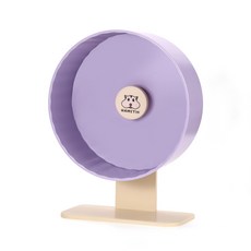 햄스틴 햄스터 소동물 러블리 마카롱 러닝 휠 무소음 쳇바퀴 22cm 26cm, 1개, 블루베리(퍼플)