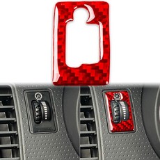 Generic 리얼 탄소 섬유 자동차 대시보드 코파일럿 트림 스트립 패널 커버 내부 스티커 토요타 타코마 2005 2006 2007 2008 2009 2010 2011 2012, 중앙 조명 컨트롤 패널