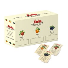 소비기한 26.10.18까지 다보 잼믹스 일회용잼 14g x 60개입 휴대용 딸기 오렌지 블루베리 잼 쨈