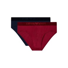 엠포리오아르마니 밴딩 로고 브리프 2팩 세트