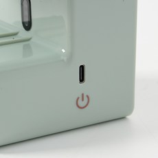 자동센서 치약 디스펜서 겸 UVC 칫솔살균기(민트), 단품