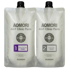 4in1 클리닉 펌 400ml+400ml 1제강곱슬모용+2제크림, 1개, 400ml