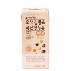 오색칠콩&국산콩두유 무가당 20팩, 190ml, 20개
