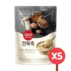 햇반 전복죽, 420g, 5개