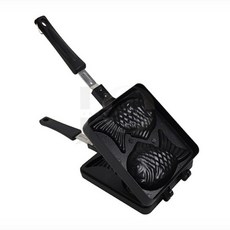 제이오스토어 붕어빵 메이커 팬 2구 붕어빵틀 와플믹스 가정용붕어빵기계 붕어빵메이커, 1개, 14cm