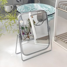 立式桌鏡, 銀色