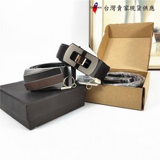 idalza 男士真皮皮帶 合金自動扣頭 西裝商務腰帶