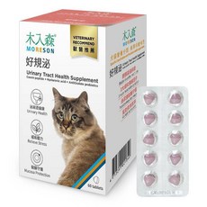 木入森 MORESON 好規泌 貓咪泌尿道保健品, 1個, 泌尿系統 + 壓力, 30顆