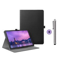 아이뮤즈 뮤패드 K10 PLUS 플러스 호환 태블릿 케이스 커버+터치펜 iMuz muPad 아이친구, 블랙, 1개