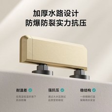 BiaI 升級5+1手持極簡花灑套裝 增壓兩件式衛浴, 1個, 混水閥-防爆單主體不含升降杆,彼愛品牌衛浴 PVD拉絲槍灰工藝