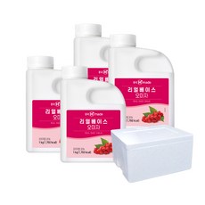 흥국 리얼베이스 오미자 1kg 4개 (냉장) 아이스박스포장
