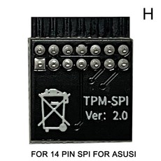 TPM 암호화 모듈 업그레이드 WINDOWS TPM2 마더보드 멀티 원격 11 지원 카드 20 12, [14] H, 한개옵션1