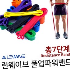 탄성 고무 루프밴드 턱걸이 보조 근력 홈트레이닝 운동 기구 풀업 스쿼트 보조 밴드, 1개, LW풀업밴드5단계 그린