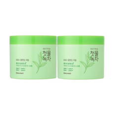 첫물녹차 프레시 클렌징크림 300ml 2개 대용량, 첫물녹차 프레시 클렌징 크림 300ml 2개