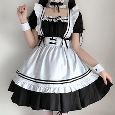 [DND] 여자 코스프레 의상 메이드복 3size 여성 메이드 옷 코스튬 할로윈데이 파티 축제