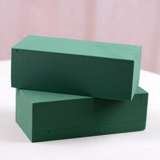 永生花 花泥 乾花泥 插花 DIY 手作 盆花 鐵絲 花桿 花藝鐵絲 花藝乾燥花, 綠色花泥【一塊】