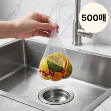 라운드샵 싱크대 배수구 거름망, 1세트, 500개입