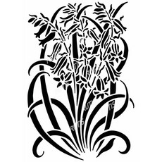 A40-0297型染版(Stencil) 蝶古巴特DIY 簍空模板 塗鴉模版 繪畫模版, 1個, A40-0297