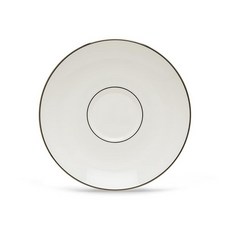Lenox 6145601 컨티넨탈 다이닝 플래티넘 찻잔, Saucer, Lenox Westerly Fine Dinnerware