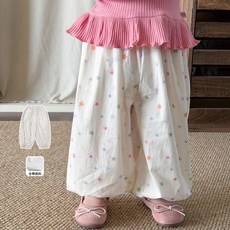 童裝女童褲子夏薄款 兒童防蚊褲束腳褲A類嬰兒女寶寶長褲