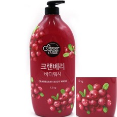 크랜베리 바디워시 1200g 향좋은바디워시 샤워젤, 1