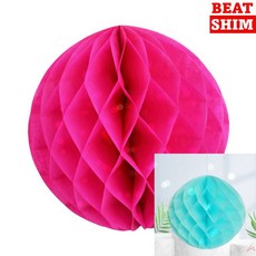 생일이벤트 장식용페이퍼볼 허니컴 25cm, 에메랄드