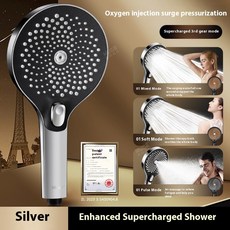 가압 샤워헤드 초강력 욕실 대형 물 배출구, 3. A, 1개