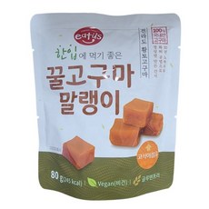 한입 꿀고구마 말랭이 80g, 1개