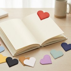 쇼핑센트럴 하트 책갈피 감성 디자인 책보호 우정템 커플템, 랜덤출고
