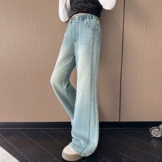 룩앤필 여아 나팔 청바지 세미 부츠컷 팬츠