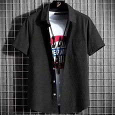 《J.Y》韓版修身短袖襯衫 男士夏季商務休閒正裝襯衫