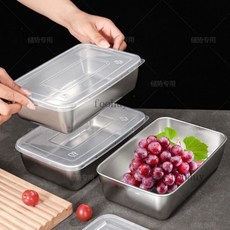 台灣出貨 保鮮蓋 碗蓋 矽膠蓋 食品級密封蓋防塵蓋 長方形防串味保鮮盒蓋子, 1個, PP蓋22.5*15（3個）